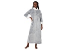 Frosted Cashmere Fleece Zip Robe