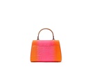 Katy Ombre Croc-Embossed Medium Top-Handle Bag