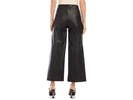 Cropped Faux Leather Pants