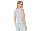 Scoopneck Crop Tank in 100% Linen