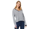 Wool Cashmere V-Neck Sweater w/ Cutout