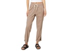 Classic Woven Twill Drawstring Roll Up Pants