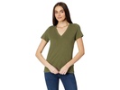 Whisper Cotton V-Neck Tee