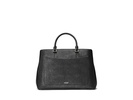 Crosshatch Leather Large Hanna Satchel