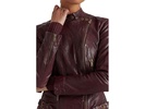 Burnished Leather Moto Jacket