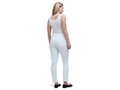 High-Rise Stovepipe Jeans in Pure White