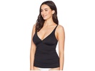 Pearl Over the Shoulder V-Neck Long Tankini