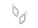 Abbie Beaded Open Frame Earrings