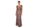 Adrianna Papell Women's Metallic Embroidered Gown