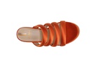 women's yuki platform wedge heel in orange