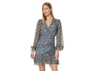 Cherela Printed Long Sleeve Mini Dress