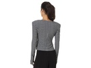 Long Sleeve Shoulder Pad V-Neck Top