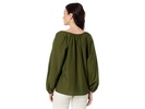 Agua Amara Long Sleeve Peasant Top