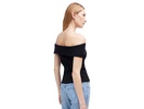 Ribbed Off-the-Shoulder Top