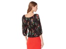 Autumn Floral Long Sleeve Riviera Top