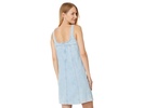 Denim A-Line Sleeveless Mini Dress in Fitzgerald Wash