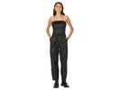 Coated Balloon Leg Jumpsuit in Rabbit Hole