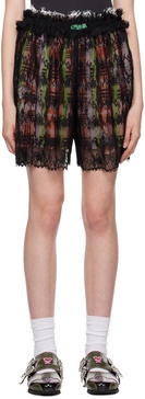 Black Lace Boxer Shorts