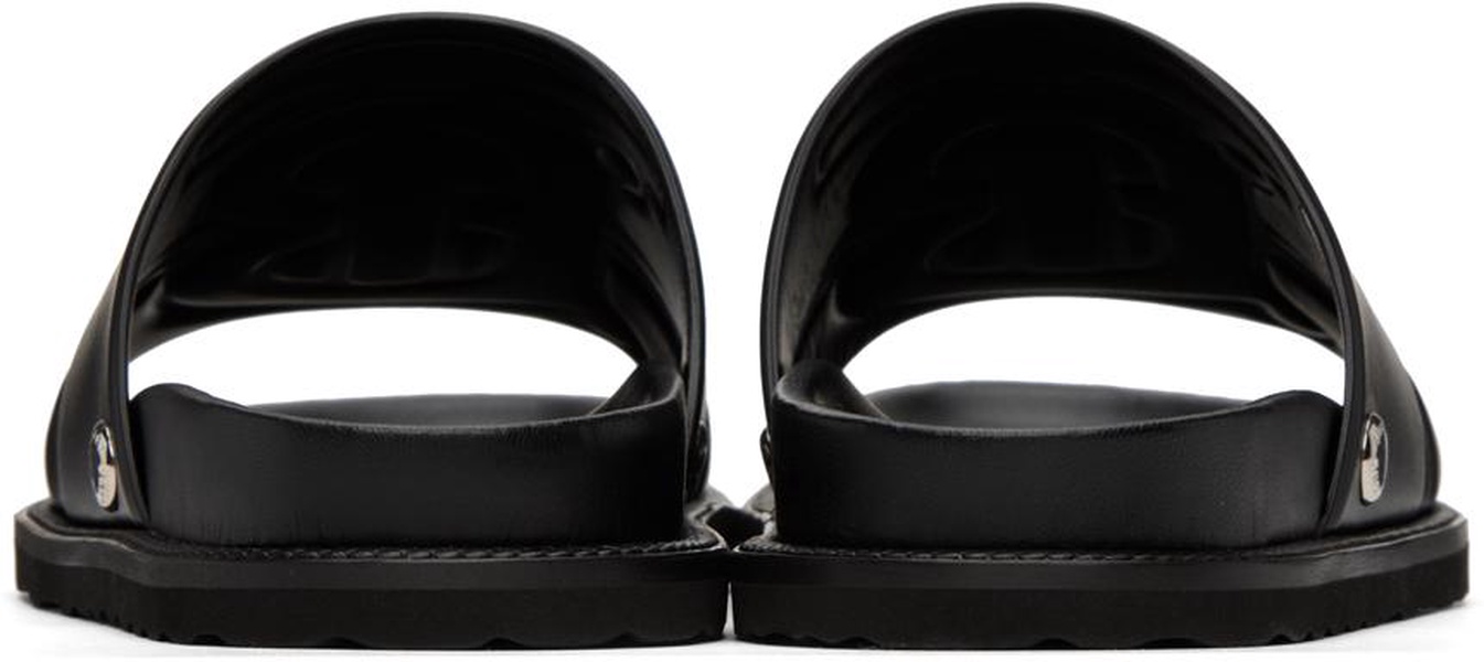 Black Motif Sandals