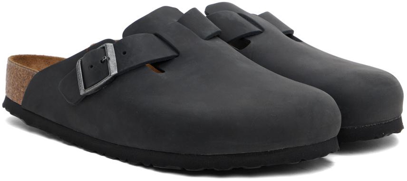 Black Regular Boston Slip-on Loafers