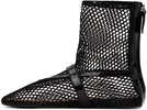 Black Fishnet High Boots