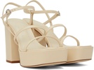 Beige Katalin Heeled Sandals