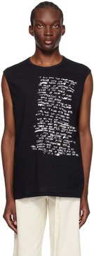 Black Wilfried High Comfort Tank Top