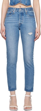 Blue 501 Skinny Jeans