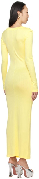 Yellow Star Stud Maxi Dress