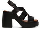 Black Nateo Heeled Sandals