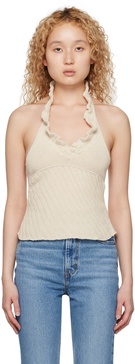 White Clovelly Tank Top