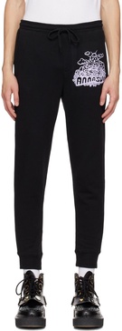 SSENSE Exclusive Black Mushroom Lounge Pants