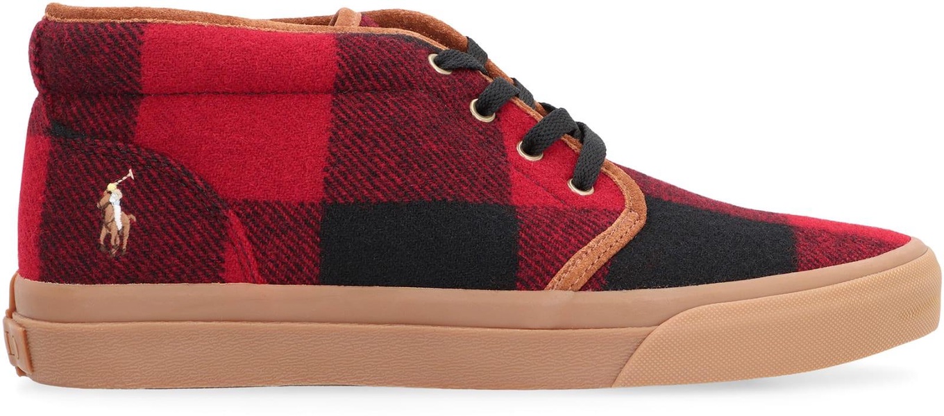 Polo Ralph Lauren Fabric Mid-Top Sneakers