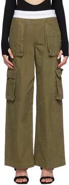 Alexander Wang Rave Cargo Pants With Elastic Waistband