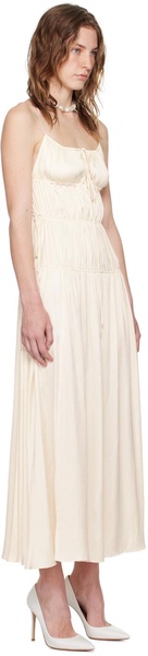 Beige Delphi Midi Dress