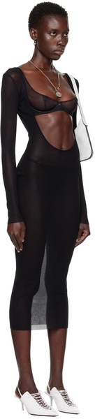 Black Shayne Oliver Edition Midi Dress