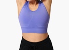 stamina sports bra in cornflower blue