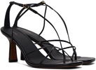 Black Alphard Heeled Sandals