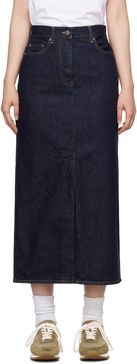 Indigo Rona Denim Midi Skirt