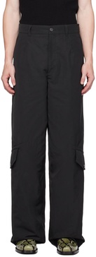 Black Loose Cargo Pants