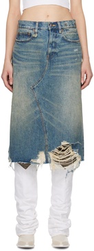 Blue Jesse Denim Midi Skirt