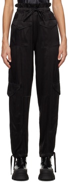 Black Relaxed Fit Trousers