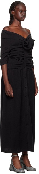 Black Adelena Maxi Dress