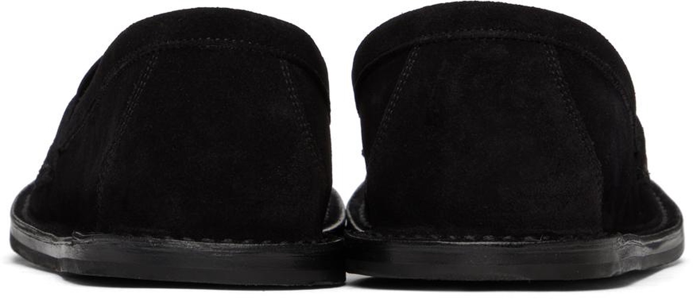 Black Cary Suede Loafers