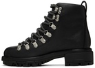 Black Shiloh Hiker Ankle Boots