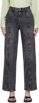 Black Wave Jeans