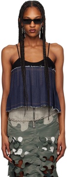 Black & Indigo Kina Denim Camisole