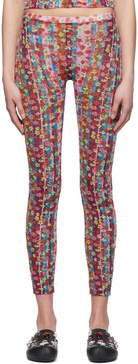 Multicolor Deadstock Polyester Leggings