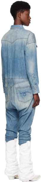 Blue Cowboy Drop Denim Jumpsuit