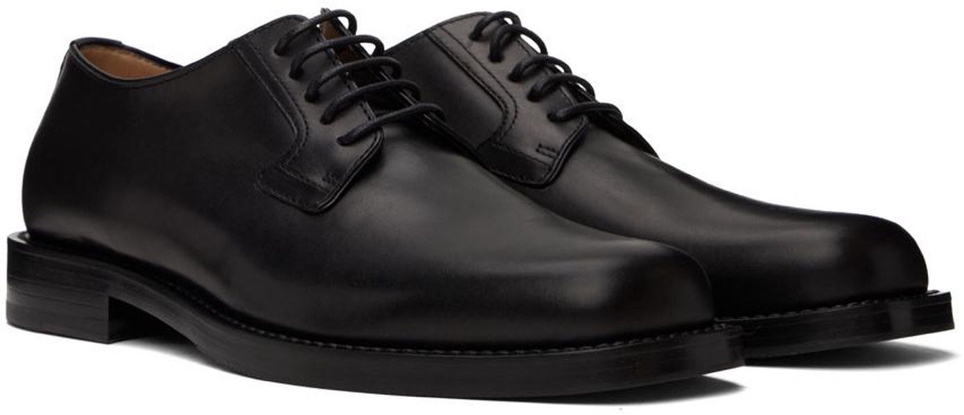 Black Leather Derbys